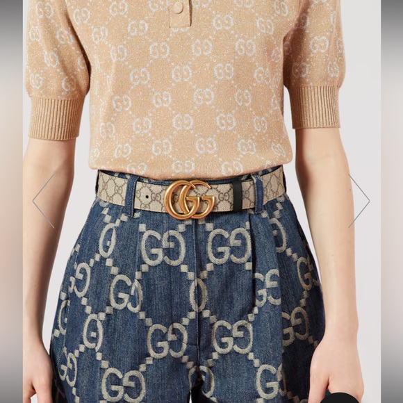 Gucci GG Marmont Reversible Belt - Picture 9 of 15